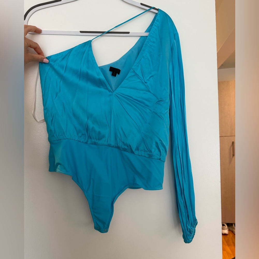 NBD Aqua Long Sleeve Bodysuit